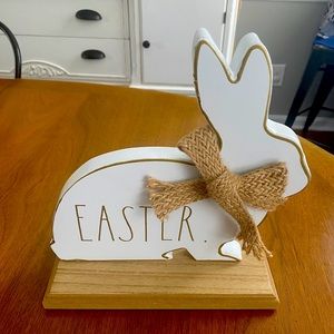 Easter Rae Dunn bunny decor